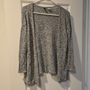 H&M Heather Gray Open Cardigan